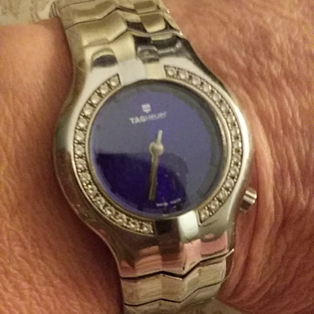 Authentic diamond Tag Heuer, Alter Ego watch! Sz.7